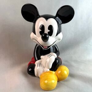 Walt Disney Classic Mickey Mouse Ceramic Piggy Bank